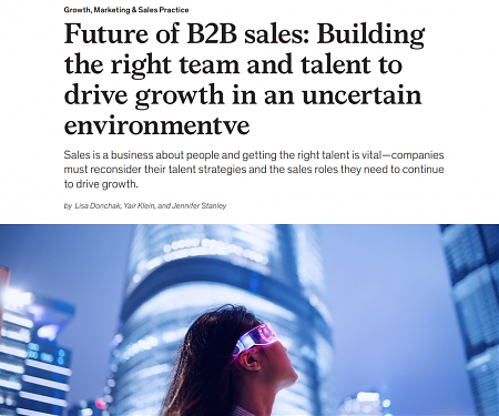 (PDF) Mckinsey - Future of B2B Sales : Building The Right Team and Talent to Drive Growth