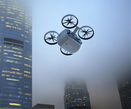 This Autonomous Flying Taxi Cocoons You for Comfort-Laden Morning Office Commute