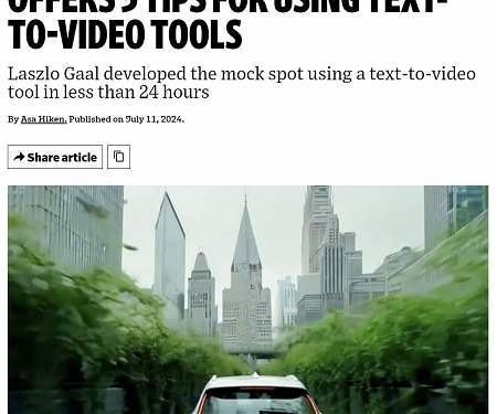 (Video) Volvo - For Life // AI Generated Commercial