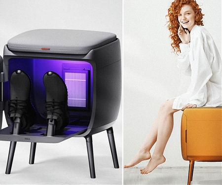 This Smart Shoe Closet Keeps Bad Odor Away - Comodo Shoe Closet