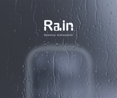 This Desktop Dishwasher Inspired by Rain is the Space-Saving Solution Modern Homes Need