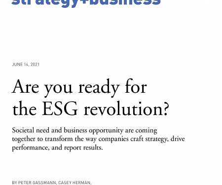 (PDF) PwC - Are You Ready for The ESG Revolution ?