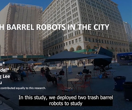 (Video) New Yorkers Friendlier Than Expected as Robots Take Out The Trash