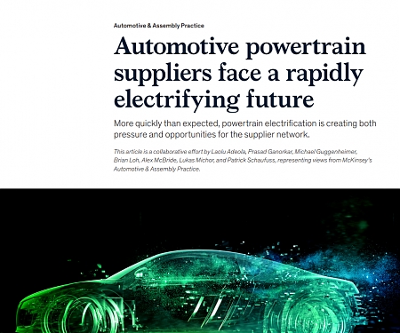 (PDF) Mckinsey - Automotive Powertrain Suppliers Face a Rapidly Electrifying Future