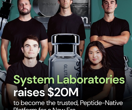 System Raises $20M in Funding to Become the Trusted, Peptide-Native Platform for a New Era