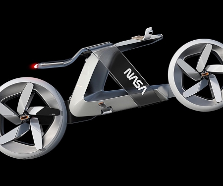This Wind-Powered Bike NASA Bike Concept Wants to Conquer Transportation on Mars