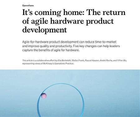 (PDF) Mckinsey - The Return of Agile Hardware Product Development
