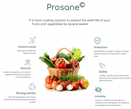 (Video) Edible Food Coating Solution Extends Shelf Life by Weeks - Proteme Prosane