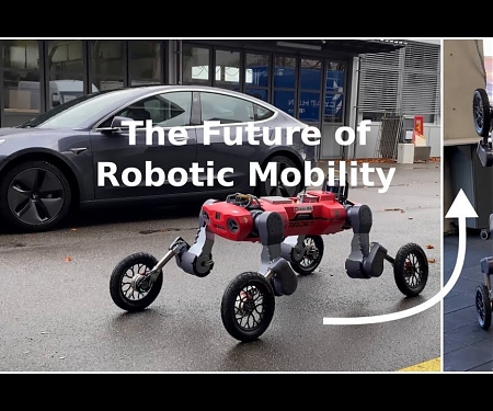 (Video) The Future of Robotic Mobility - Wheeled, Legged Quadruped Robot