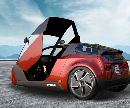 (Video) Revolutionary Three-Wheel Electric Trike is like a Car with Pedal-Powered Battery