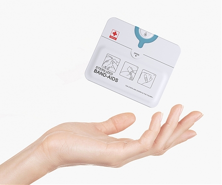 Sterilized Band-aids Disinfection and Dressing Combines Anti-Septic and Bandage in One
