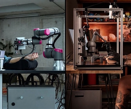 (Video) World's First-Ever Remote Tattoo Needled by Robot Arm via 5G Network