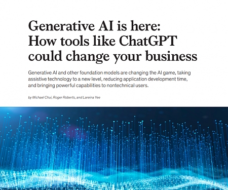 (PDF) Mckinsey - Generative AI is Here : How Tools Like ChatGPT Could Change Your Business