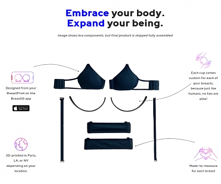 Fusion Bra Draws on 3D Printing/Scanning Tech for a Custom Fit