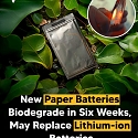 (CES 2025) Flint Unveils Biodegradable Paper Batteries