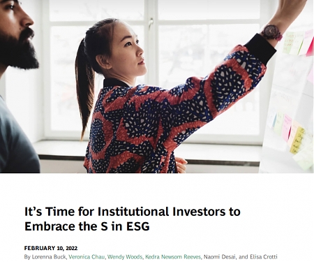 (PDF) BCG - It’s Time for Institutional Investors to Embrace the S in ESG