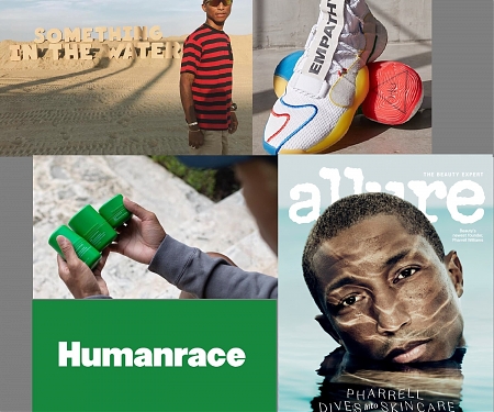 Pharrell Williams Launches Vegan Skincare Line - Humanrace Skincare