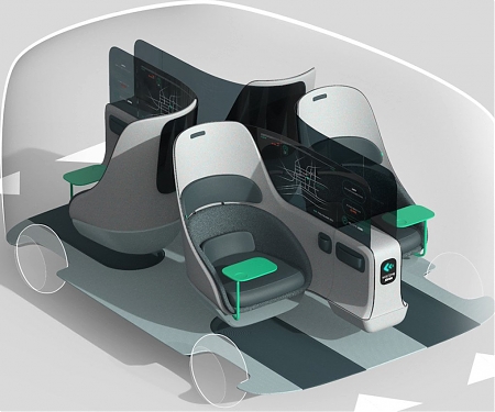 Ford Clint Self-Driving Car Concept Envisions More Private Carpooling