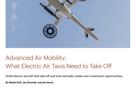 (PDF) Bain - Advanced Air Mobility : What Electric Air Taxis Need to Take Off