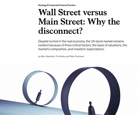 (PDF) Mckinsey - Wall Street versus Main Street : Why the Disconnect ?