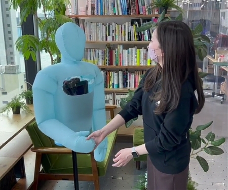(Paper) Inflatable Humanoid Cybernetic Avatar for Physical Human–Robot Interaction