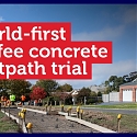 (Video) World-First Coffee Concrete Footpath
