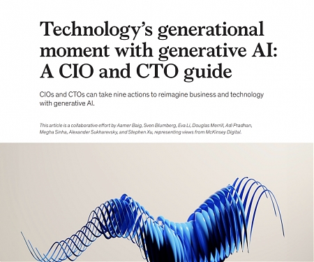 (PDF) Mckinsey - Technology’s Generational Moment with Generative AI : A CIO and CTO Guide