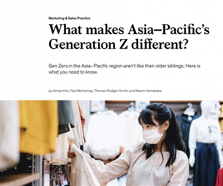 (PDF) Mckinsey - What makes Asia−Pacific’s Generation Z different?