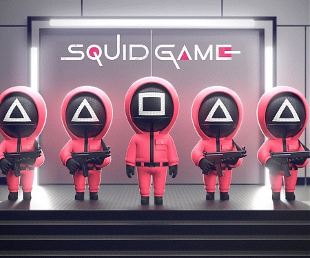 The Squid Game Security Camera Guards
