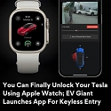 You Can Finally Unlock Your Tesla Using Apple Watch