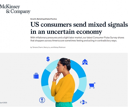 (PDF) Mckinsey - US Consumers Send Mixed Signals in An Uncertain Economy