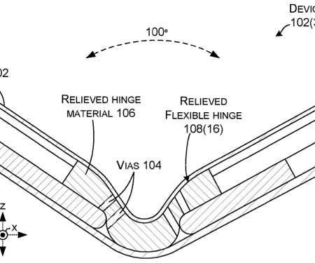(Patent) Microsoft Seeks a Patent for a Flexible Hinge Device