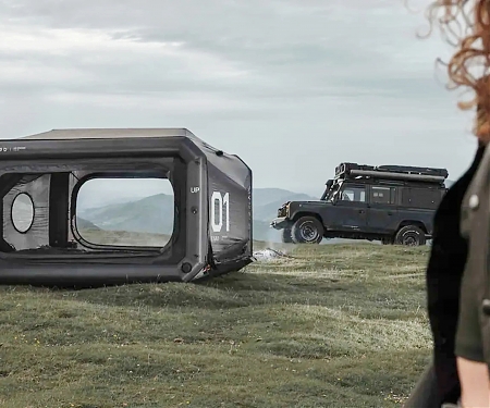 Inflatable House Delivers Quick Comfort to Your Camping Adventures - The Exod POD-01