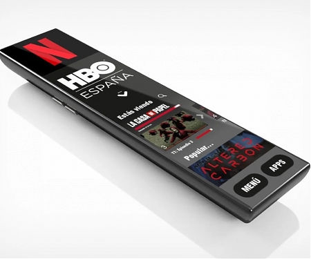 Universal TV Remote with a Built-in Touchscreen Display - The TouchSense Remote