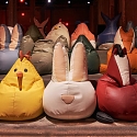 Animal ‘Sacco’ Beanbag Chairs Seat Viewers at Bottega Veneta’s Summer 2025 Show