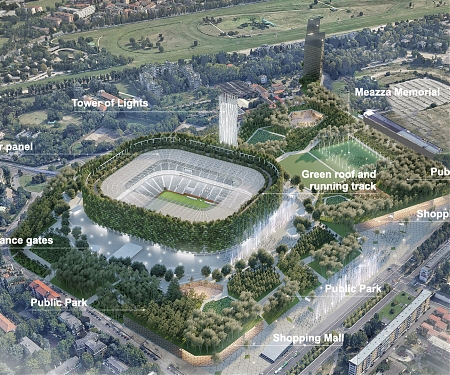 Stefano Boeri Sows Seeds for Tree-Filled International Forest Stadium