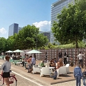 IKEA Assembles An Outdoor Library On The Seine, Blending Books, Community And Serendipity