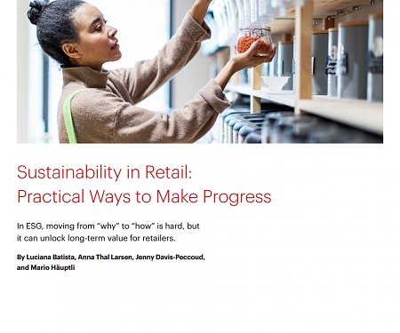 (PDF) Bain - Sustainability in Retail : Practical Ways to Make Progress