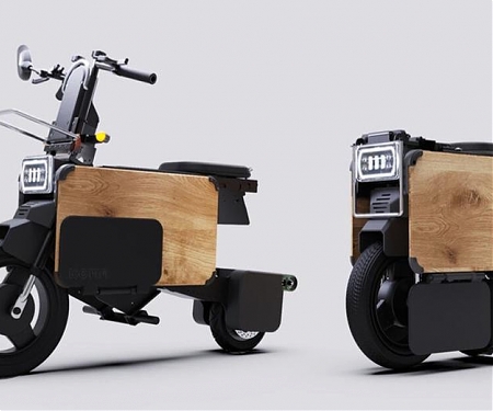 (Video) A Folding Electric Motorbike - ICOMA's Tatamel Bike
