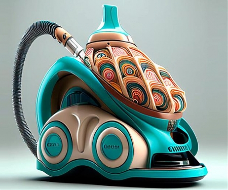 AI-Generated Series Redesigns Vibrant Household Appliances in Gaudí's Aesthetic