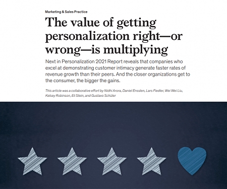 (PDF) Mckinsey - The Value of Getting Personalization is Multiplying