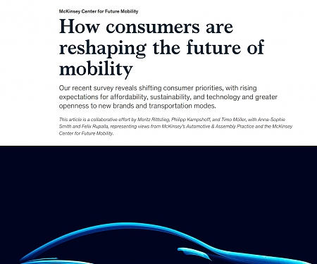 (PDF) Mckinsey - How Consumers Are Reshaping The Future of Mobility
