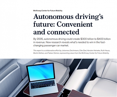 (PDF) Mckinsey - Autonomous Driving’s Future : Convenient and Connected