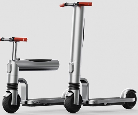 The Conceptual 'A R C _ Electric' Kickboard is Advanced