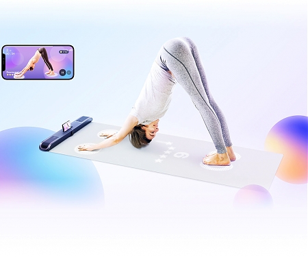 This Interactive Yoga Mat Turns Stretching Into a Game - Solelp