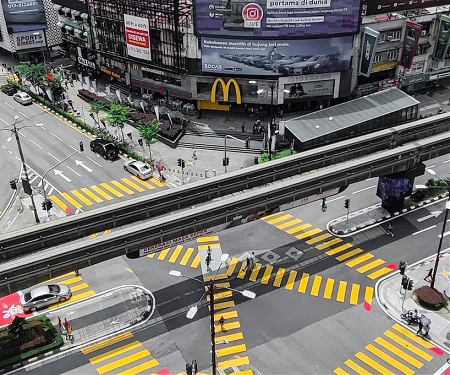 McDonald's Fries Crosswalk