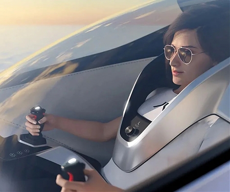 This Single Person Electric VTOL Aircraft Leverages AI Assist