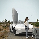 Ada Autonomous Vehicle with Micro Solar Cells On The Roof