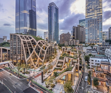 Heatherwick Studio Heads to The Hills for Plant-Filled Tokyo District