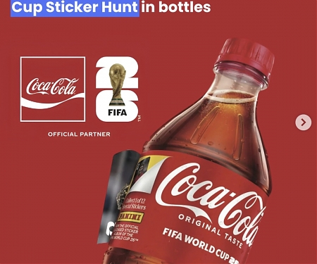 Coca-Cola Is Hiding Panini World Cup Stickers Under Bottle Labels